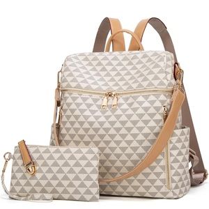 NWT Backpack Purse for Women PU Leather Travel Satchel Handbag Convertible Bag